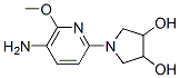 3,4-Pyrrolidinediol, 1-(5-amino-6-methoxy-2-pyridinyl)- (9CI) CAS#: 526188-87-4