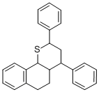 3,4,4a,5,6,10b-Hexahydro-2,4-diphenyl-2H-naphtho(1,2-b)thiopyran CAS#: 65193-64-8