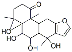 3,4,4a,5,6,6a,7,11,11a,11b-Decahydro-4a,5,6,7-tetrahydroxy-4,4,7,11b-tetramethylphenanthro[3,2-b]furan-1(2H)-one CAS#: 7716-13-4
