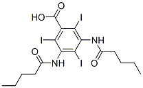 3,5-Bis(valerylamino)-2,4,6-triiodobenzoic acid CAS#: 67049-60-9