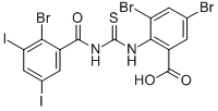 3,5-DIBROMO-2-[[[(2-BROMO-3,5-DIIODOBENZOYL)AMINO]THIOXOMETHYL]AMINO]-BENZOIC ACID CAS#: 531540-31-5