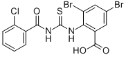 3,5-DIBROMO-2-[[[(2-CHLOROBENZOYL)AMINO]THIOXOMETHYL]AMINO]-BENZOIC ACID CAS#: 531540-17-7