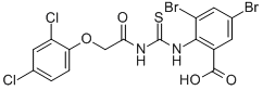 3,5-DIBROMO-2-[[[[(2,4-DICHLOROPHENOXY)ACETYL]AMINO]THIOXOMETHYL]AMINO]-BENZOIC ACID CAS#: 530133-76-7
