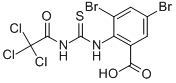 3,5-DIBROMO-2-[[THIOXO[(TRICHLOROACETYL)AMINO]METHYL]AMINO]-BENZOIC ACID CAS#: 530153-82-3