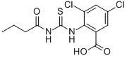 3,5-DICHLORO-2-[[[(1-OXOBUTYL)AMINO]THIOXOMETHYL]AMINO]-BENZOIC ACID CAS#: 637728-34-8