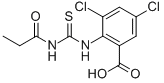 3,5-DICHLORO-2-[[[(1-OXOPROPYL)AMINO]THIOXOMETHYL]AMINO]-BENZOIC ACID CAS#: 637728-33-7