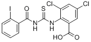 3,5-DICHLORO-2-[[[(2-IODOBENZOYL)AMINO]THIOXOMETHYL]AMINO]-BENZOIC ACID CAS#: 530130-61-1