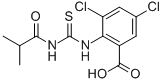 3,5-DICHLORO-2-[[[(2-METHYL-1-OXOPROPYL)AMINO]THIOXOMETHYL]AMINO]-BENZOIC ACID CAS#: 637728-37-1