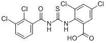 3,5-DICHLORO-2-[[[(2,3-DICHLOROBENZOYL)AMINO]THIOXOMETHYL]AMINO]-BENZOIC ACID CAS#: 530128-43-9