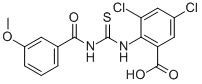 3,5-DICHLORO-2-[[[(3-METHOXYBENZOYL)AMINO]THIOXOMETHYL]AMINO]-BENZOIC ACID CAS#: 530141-08-3