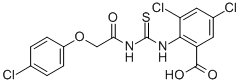 3,5-DICHLORO-2-[[[[(4-CHLOROPHENOXY)ACETYL]AMINO]THIOXOMETHYL]AMINO]-BENZOIC ACID CAS#: 531527-91-0