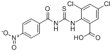 3,5-DICHLORO-2-[[[(4-NITROBENZOYL)AMINO]THIOXOMETHYL]AMINO]-BENZOIC ACID CAS#: 531537-61-8