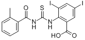 3,5-DIIODO-2-[[[(2-METHYLBENZOYL)AMINO]THIOXOMETHYL]AMINO]-BENZOIC ACID CAS#: 531529-54-1
