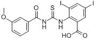 3,5-DIIODO-2-[[[(3-METHOXYBENZOYL)AMINO]THIOXOMETHYL]AMINO]-BENZOIC ACID CAS#: 531519-01-4