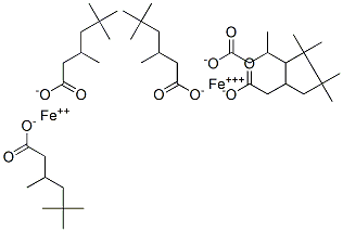 3,5,5-trimethylhexanoic acid, iron(2+) iron(3+) salt CAS#: 68201-82-1