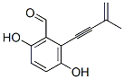 3,6-Dihydroxy-2-(3-methyl-3-buten-1-ynyl)benzaldehyde CAS#: 63160-46-3