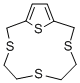 3,6,9,14-TETRATHIABICYCLO[9.2.1]TETRADECA-11,13-DIENE CAS#: 60147-18-4