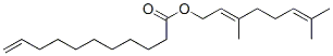 3,7-dimethylocta-2,6-dienyl undec-10-enoate CAS#: 68892-05-7