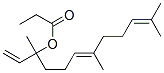 3,7,11-trimethyldodeca-1,6,10-trien-3-yl propionate CAS#: 7149-34-0