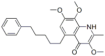 3,7,8-Trimethoxy-2-methyl-5-(5-phenylpentyl)quinolin-4(1H)-one CAS#: 69905-17-5