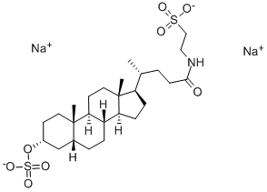 3ALPHA-HYDROXY-5BETA-CHOLAN-24-OIC ACID N-[2-SULFOETHYL]AMIDE 3-SULFATE DISODIUM SALT CAS#: 64936-83-0
