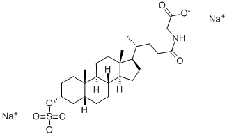 3ALPHA-HYDROXY-5BETA-CHOLAN 24-OIC ACID N-[CARBOXYMETHYL]AMIDE 3-SULFATE DISODIUM SALT CAS#: 64936-82-9