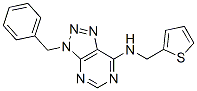 3H-1,2,3-Triazolo[4,5-d]pyrimidin-7-amine, 3-(phenylmethyl)-N-(2-thienylmethyl)- (9CI) CAS#: 606108-00-3
