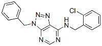 3H-1,2,3-Triazolo[4,5-d]pyrimidin-7-amine, N-[(2-chlorophenyl)methyl]-3-(phenylmethyl)- (9CI) CAS#: 606108-15-0
