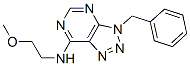 3H-1,2,3-Triazolo[4,5-d]pyrimidin-7-amine, N-(2-methoxyethyl)-3-(phenylmethyl)- (9CI) CAS#: 606108-08-1