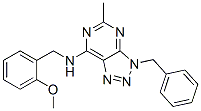 3H-1,2,3-Triazolo[4,5-d]pyrimidin-7-amine, N-[(2-methoxyphenyl)methyl]-5-methyl-3-(phenylmethyl)- (9CI) CAS#: 606108-31-0