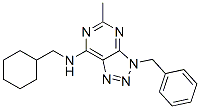 3H-1,2,3-Triazolo[4,5-d]pyrimidin-7-amine, N-(cyclohexylmethyl)-5-methyl-3-(phenylmethyl)- (9CI) CAS#: 606108-37-6