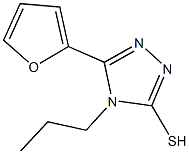 3H-1,2,4-Triazole-3-thione,5-(2-furanyl)-2,4-dihydro-4-propyl-(9CI) CAS#: 606110-99-0