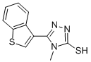 3H-1,2,4-Triazole-3-thione,5-benzo[b]thien-3-yl-2,4-dihydro-4-methyl-(9CI) CAS#: 588687-45-0