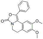 3H-Oxazolo[4,3-a]isoquinolin-3-one,  5,6-dihydro-8,9-dimethoxy-1-phenyl- CAS#: 67909-89-1