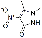 3H-Pyrazol-3-one,  1,2-dihydro-1,5-dimethyl-4-nitro- CAS#: 61885-22-1