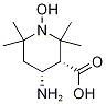 (3R,4R)-4-AMINO-1-OXYL-2,2,6,6-TETRAMETHYLPIPERIDINE-3-CARBOXYLIC ACID CAS#: 691364-99-5