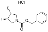 (3R,4R)-N-Cbz-3,4-difluoropyrrolidine hydrochloride CAS#: 682359-79-1