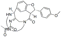 (3S,3aS,15S)-3,3a,6,7,8,9,10,11,12,13,14,15-Dodecahydro-3-(4-methoxyphenyl)-4H-1,16-etheno-5,15-(propaniminoethano)furo[3,4-l][1,5,10]triazacyclohexadecine-4,21-dione CAS#: 69721-60-4