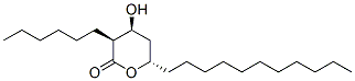 (3S,4S,6S)-3-Hexyl-3,4,5,6-tetrahydro-4-hydroxy-6-undecyl-2H-pyran-2-one CAS#: 68711-33-1