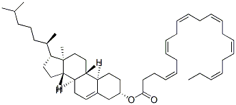 [(3S,8S,9S,10R,13R,14S,17R)-10,13-dimethyl-17-[(2R)-6-methylheptan-2-yl]-2,3,4,7,8,9,11,12,14,15,16,17-dodecahydro-1H-cyclopenta[a]phenanthren-3-yl] (4Z,7Z,10Z,13Z,16Z,19Z)-docosa-4,7,10,13,16,19-hexaenoate CAS#: 70110-50-8