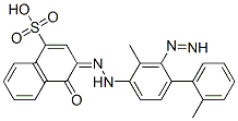 (3Z)-3-[[2-methyl-4-(2-methylphenyl)diazenyl-phenyl]hydrazinylidene]-4-oxo-naphthalene-1-sulfonic acid CAS#: 6300-53-4