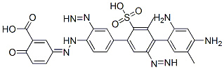 (3Z)-3-[[4-[4-(2,4-diamino-5-methyl-phenyl)diazenyl-3-methyl-2-sulfo-phenyl]diazenylphenyl]hydrazinylidene]-6-oxo-cyclohexa-1,4-diene-1-carboxylic acid CAS#: 6330-91-2