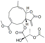 (3aR,4R,6E,10E,11aR)-4-[(2R,3S)-3-Acetoxy-2-hydroxy-2-methyl-1-oxobutoxy]-2,3,3a,4,5,8,9,11a-octahydro-10-methyl-3-methylene-2-oxocyclodeca[b]furan-6-carboxylic acid methyl ester CAS#: 60295-56-9