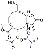(3aS,4S,5R,6E,10E,11aR)-5-Acetoxy-2,3,3a,4,5,8,9,11a-octahydro-10-hydroxymethyl-3-methylene-4-[[(Z)-2-methyl-1-oxo-2-butenyl]oxy]-2-oxocyclodeca[b]furan-6-carboxylic acid methyl ester CAS#: 68024-34-0
