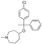 4-[1-(4-Chlorophenyl)-1-phenylethoxy]-1-methylhexahydro-1H-azepine CAS#: 61771-18-4