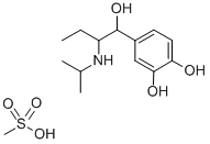 4-[1-HYDROXY-2-([1-METHYLETHYL]AMINO)BUTYL]-1,2-BENZENEDIOL METHANESULFONATE CAS#: 7279-75-6
