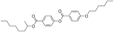 4-[[(1-methylheptyl)oxy]carbonyl]phenyl 4-(hexyloxy)benzoate CAS#: 64240-64-8