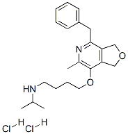4-[[1,3-dihydro-6-methyl-4-benzylfuro[3,4-c]pyridin-7-yl]oxy]-N-(isopropyl)butylamine dihydrochloride CAS#: 68484-35-5