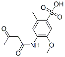 4-[(1,3-dioxybutyl)amino]-5-methoxy-2-methyl-benzenesulfonic acid CAS#: 62592-39-6