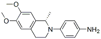 4-[(1S)-3,4-Dihydro-6,7-dimethoxy-1-methylisoquinolin-2(1H)-yl]benzenamine CAS#: 65492-86-6